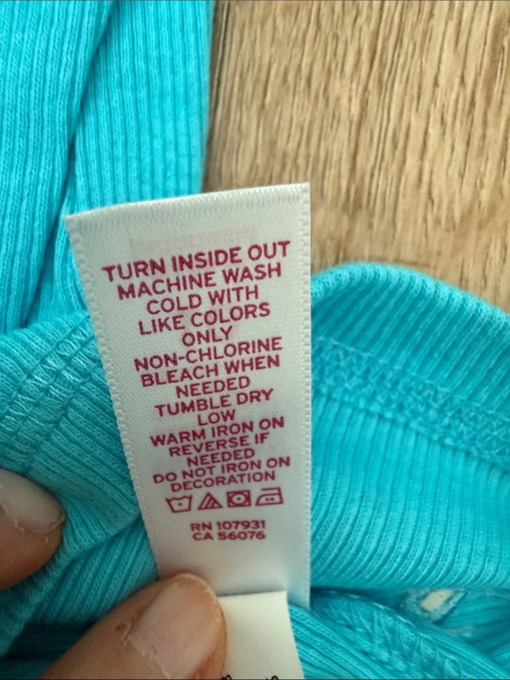 Justice Girls Turquoise Ribbed Tank Top, Size 10